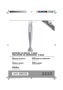 Manual de uso SilverCrest IAN 88838 Batidora de mano