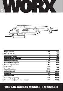 Manuale Worx WX23AG.1 Smerigliatrice angolare