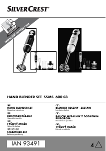 Instrukcja SilverCrest IAN 93491 Blender ręczny