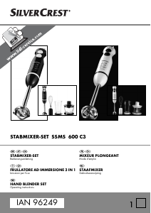 Handleiding SilverCrest IAN 96249 Staafmixer