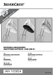 Manual de uso SilverCrest IAN 102824 Batidora de varillas