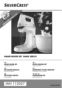 Manual SilverCrest IAN 113057 Mixer de mână