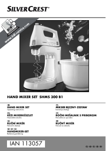 Használati útmutató SilverCrest IAN 113057 Kézi mixer