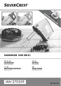 Manuale SilverCrest IAN 270359 Sbattitore