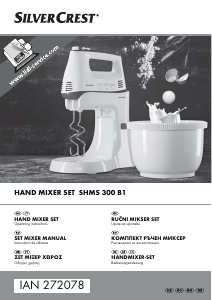 Manual SilverCrest IAN 272078 Mixer de mână