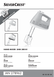 Manual SilverCrest IAN 278962 Mixer de mână