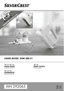 Manual SilverCrest IAN 292065 Hand Mixer