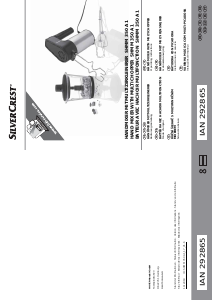 Manual SilverCrest IAN 292865 Misturador da mão