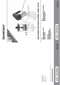 Manual SilverCrest IAN 292865 Mixer de mână