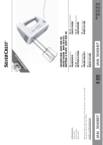 Instrukcja SilverCrest IAN 304987 Mikser ręczny