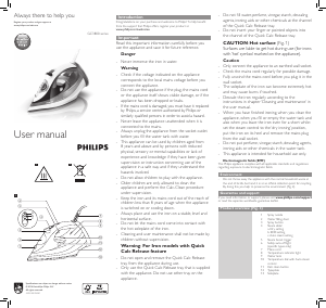 Handleiding Philips GC3819 Strijkijzer