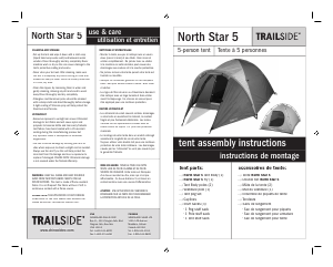 Manual Trailside North Star 5 Tent