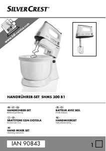 Manuale SilverCrest IAN 90843 Sbattitore