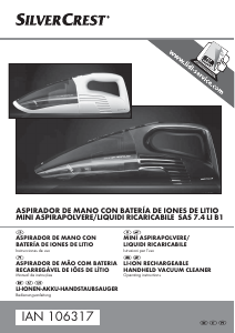 Manual SilverCrest IAN 106317 Aspirador de mão