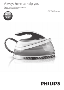 Manual Philips GC7643 PerfectCare Pure Iron