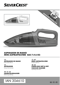 Manual de uso SilverCrest IAN 304610 Aspirador de mano