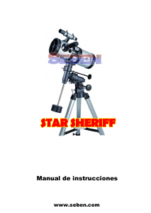 Manual de uso Seben Star Sheriff Telescopio