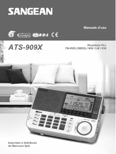 Manuale Sangean ATS-909X Radio