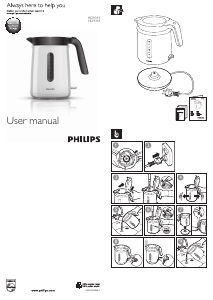 Руководство Philips HD9343 Чайник