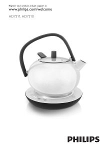 Manual Philips HD7311 Kettle