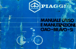 Manuale Piaggio Bravo Ciclomotore