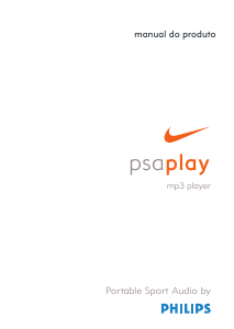 Manual Philips ACT211 Nike PSA Play Leitor Mp3