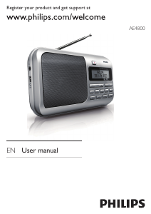 Manual Philips AE4800 Radio