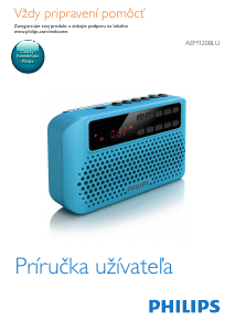 Návod Philips AEM120BLU Rádio
