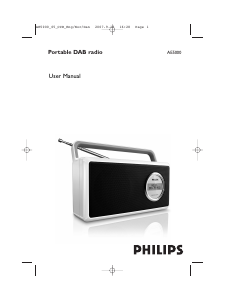 Manual Philips AE5000 Radio