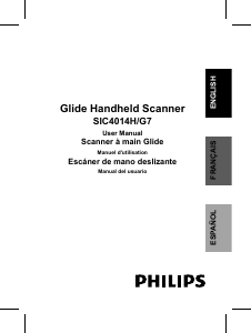 Manual de uso Philips SIC4014H Escáner