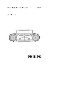 Manual Philips AQ7170 Stereo-set