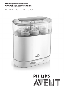 Kullanım kılavuzu Philips SCF288 Avent Sterilizatör