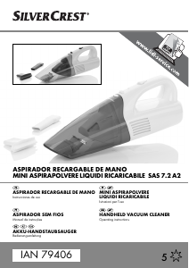 Manual de uso SilverCrest IAN 79406 Aspirador de mano