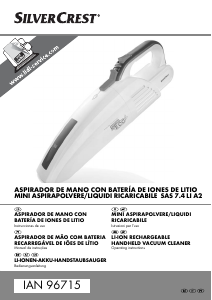 Manual de uso SilverCrest IAN 96715 Aspirador de mano