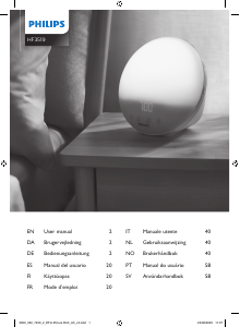 Manuale Philips HF3519 Wake-up light