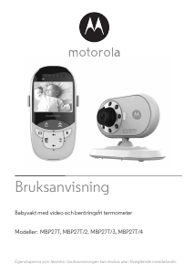 Bruksanvisning Motorola MBP27T Babyvakt