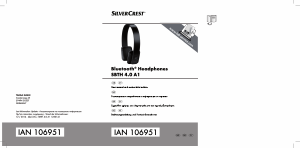 Εγχειρίδιο SilverCrest IAN 106951 Ακουστικά