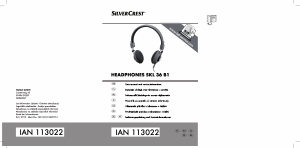 Használati útmutató SilverCrest IAN 113022 Fejhallgató