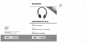 Εγχειρίδιο SilverCrest IAN 113022 Ακουστικά