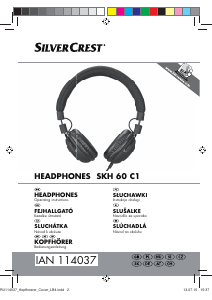 Instrukcja SilverCrest IAN 114037 Słuchawki