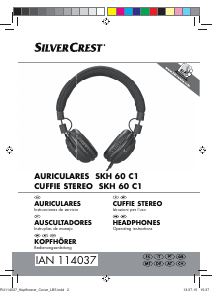 Manual de uso SilverCrest IAN 114037 Auriculares