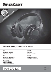 Manual de uso SilverCrest IAN 270829 Auriculares