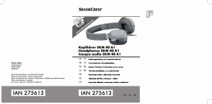Handleiding SilverCrest IAN 275613 Koptelefoon