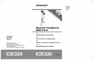 Наръчник SilverCrest IAN 281912 Слушалка