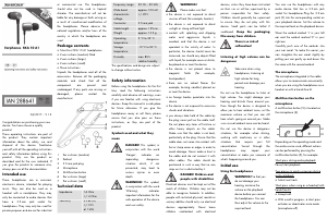 Manual SilverCrest IAN 288641 Căşti