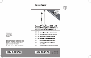 Manual SilverCrest IAN 289308 Auscultador