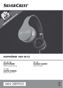 Mode d’emploi SilverCrest IAN 289923 Casque