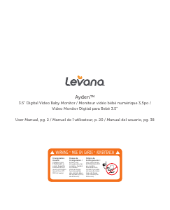 Mode d’emploi Levana Ayden Ecoute-bébé