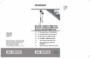 Manual SilverCrest IAN 289938 Auscultador