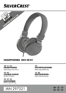 Manual SilverCrest IAN 297521 Headphone